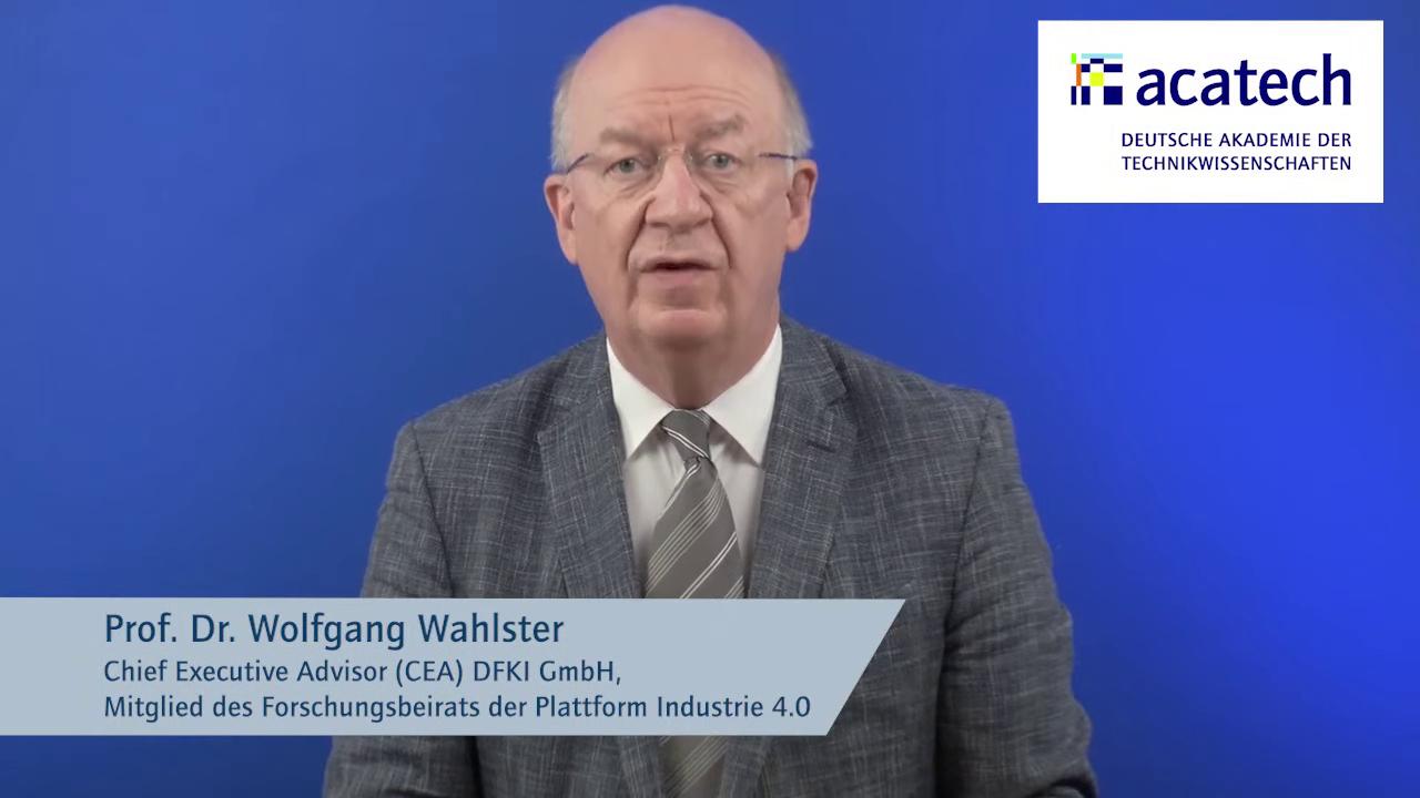 Wolfgang Wahlster Ausblick nach dem Spitzendialog des Forschungsbeirats der Plattform Industrie 4.0