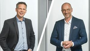 Prof. Oliver Zielinski (l.) and Prof. Andreas Dengel.