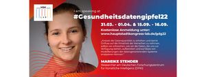 DFKI ist Partner bei Gesundheitsdatengipfel22