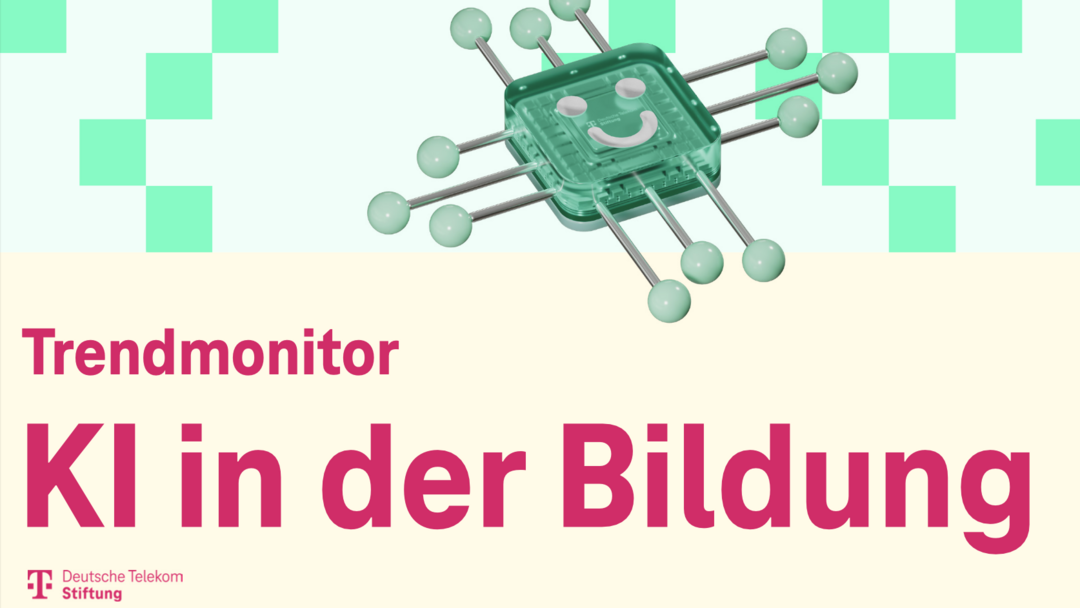 Titelgrafik: Trendmonitor KI in der Bildung