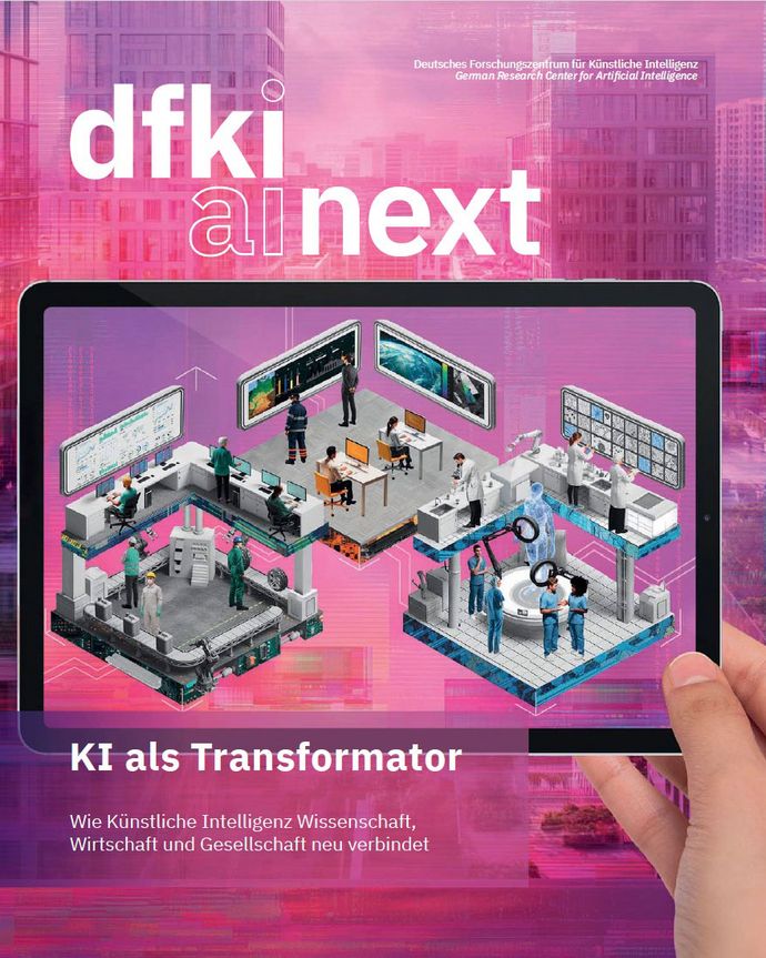 Cover der vierten Ausgabe vom KI Magazin dfki ai 