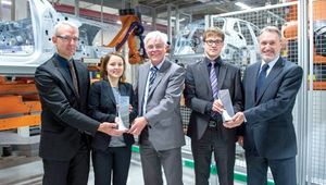 „Menschen in der Produktion“ – Audi Production Award 2012 für SmartFactory-KL-Konzept