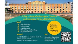 KI-Tag in Mainz – Herausforderungen, Chancen und Lösungen für den Mittelstand