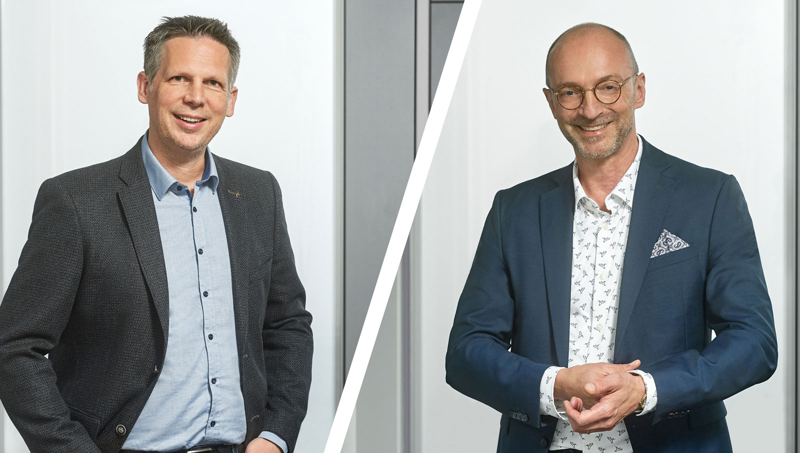 Prof. Oliver Zielinski (l.) and Prof. Andreas Dengel.