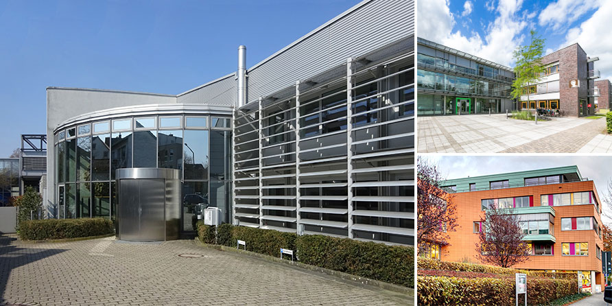 Die drei Standorte in Osnabrück und Oldenburg.
